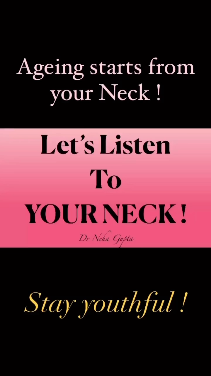 Ageing Starts from Your Neck!